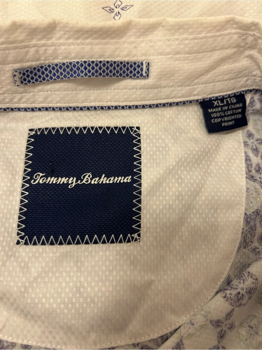 Tommy Bahama men’s casual shirt, XL